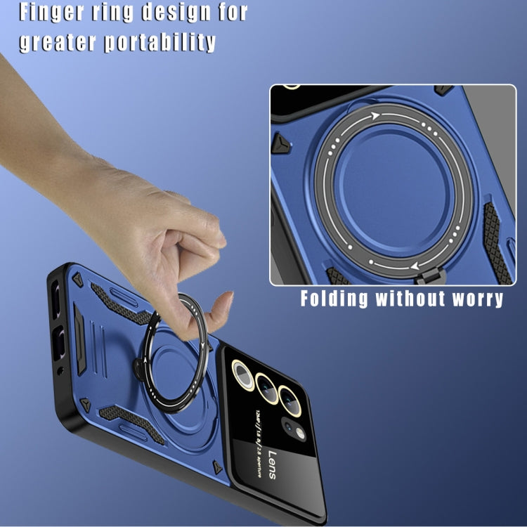 For vivo V29 Large Window MagSafe Holder Phone Case