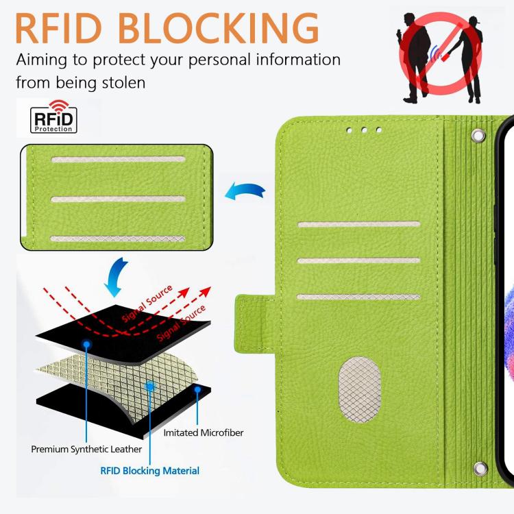 For Doogee N60 Pro Embossed Rose RFID Anti-theft Leather Phone Case