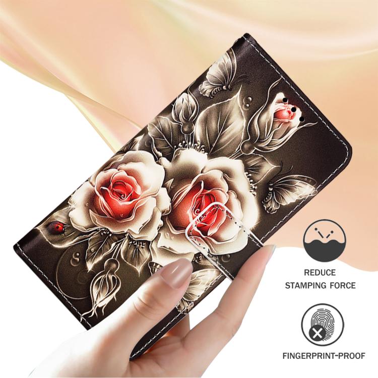 For Infinix Hot 9 / Hot 9 Pro Colored Drawing Pattern Plain Weave Leather Phone Case
