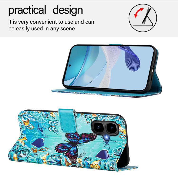 For Infinix Smart 10 4G Colored Drawing Pattern Plain Weave Leather Phone Case