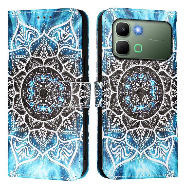 For Infinix Note Edge 5G Colored Drawing Pattern Plain Weave Leather Phone Case