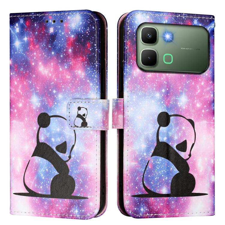 For Infinix Note Edge 5G Colored Drawing Pattern Plain Weave Leather Phone Case