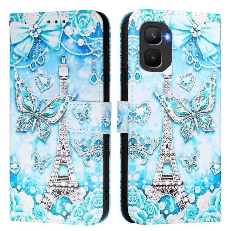 For Infinix GT 50 Pro 5G Colored Drawing Pattern Plain Weave Leather Phone Case