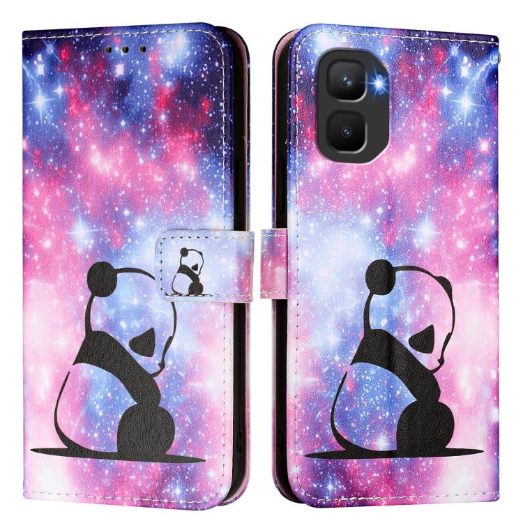 For Infinix GT 50 Pro 5G Colored Drawing Pattern Plain Weave Leather Phone Case