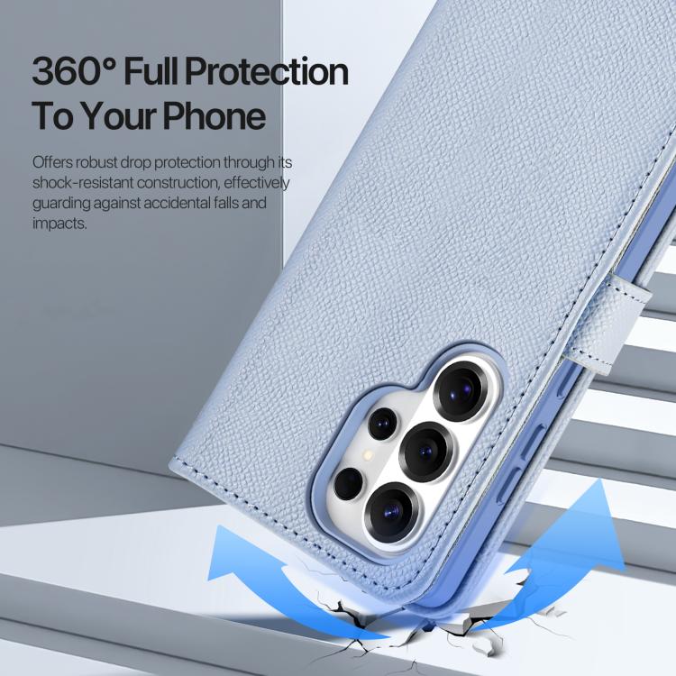 For Samsung Galaxy S26 Ultra 5G DUX DUCIS Lawa Series 2 in 1 Wallet Zipper Detachable MagSafe Phone Case with Lanyard