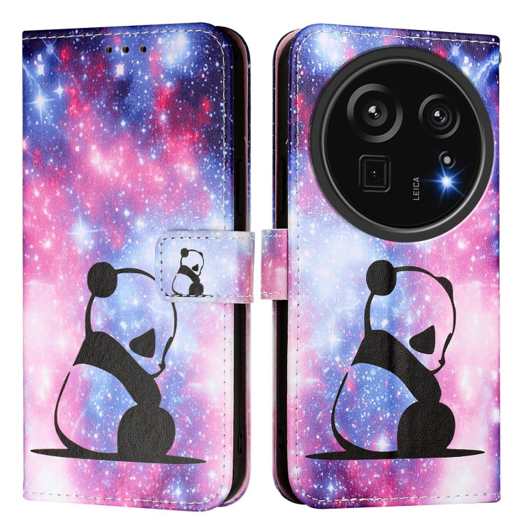 For Sharp Aquos R9 Pro SH-54E Colored Drawing Pattern Plain Weave Leather Phone Case