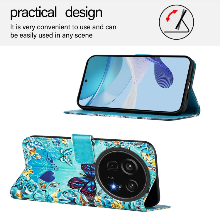 For Sharp Aquos R9 Pro SH-54E Colored Drawing Pattern Plain Weave Leather Phone Case