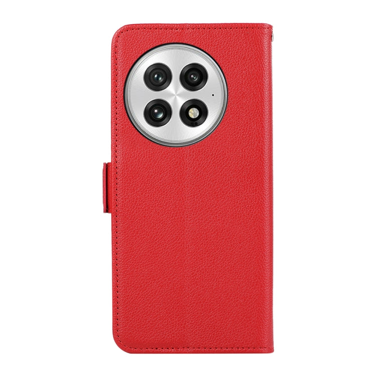 For OnePlus 13 ABEEL Side-Magnetic Litchi Pattern Leather RFID Phone Case