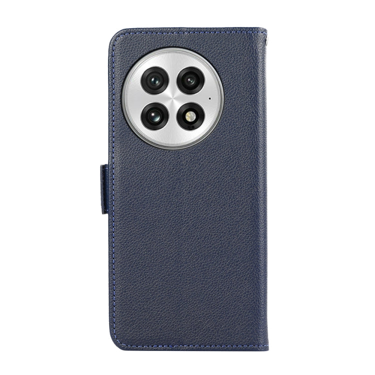 For OnePlus 13 ABEEL Side-Magnetic Litchi Pattern Leather RFID Phone Case