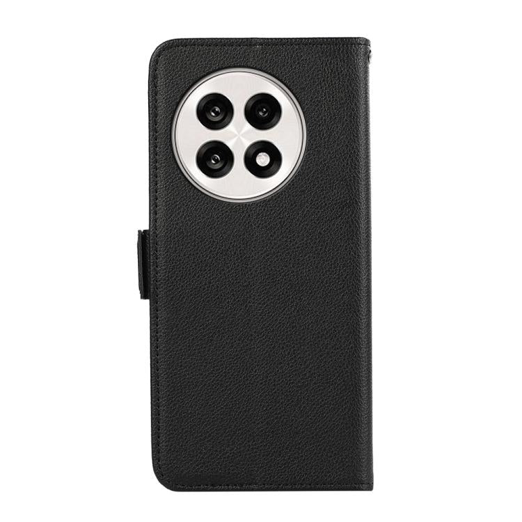 For OnePlus Ace 5 Pro / Ace 5 ABEEL Side-Magnetic Litchi Pattern Leather RFID Phone Case