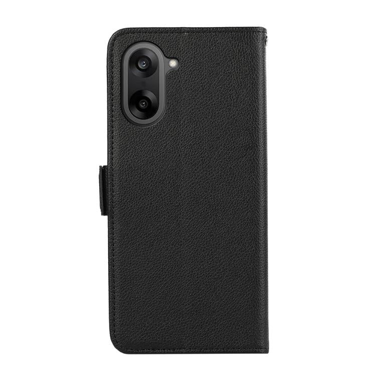 For OnePlus Nord CE5 / Ace 5 Racing ABEEL Side-Magnetic Litchi Pattern Leather RFID Phone Case