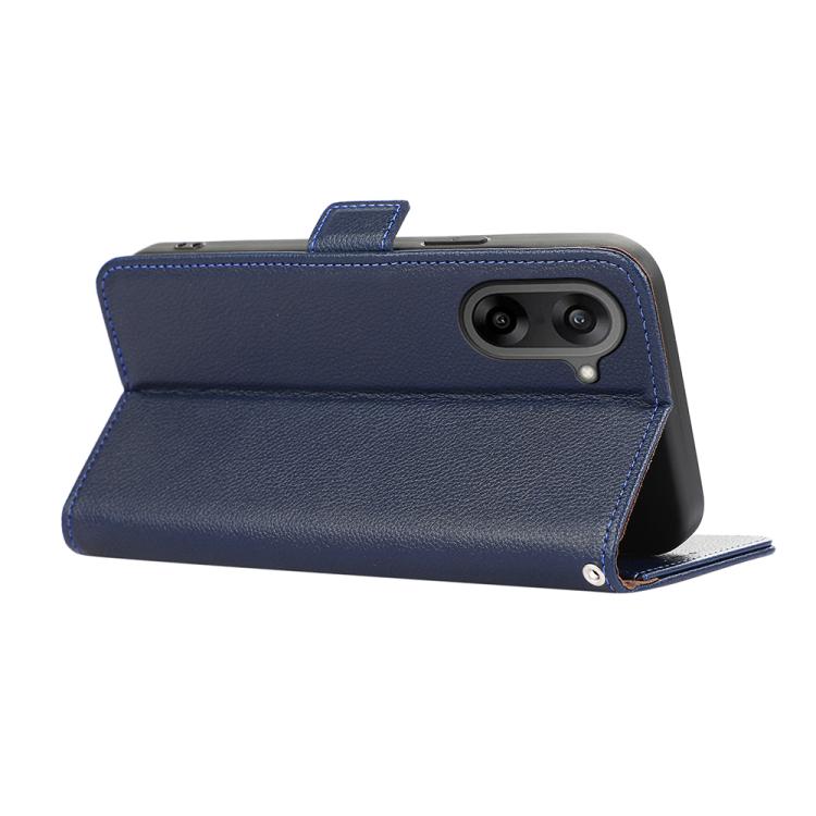For OnePlus Nord CE5 / Ace 5 Racing ABEEL Side-Magnetic Litchi Pattern Leather RFID Phone Case