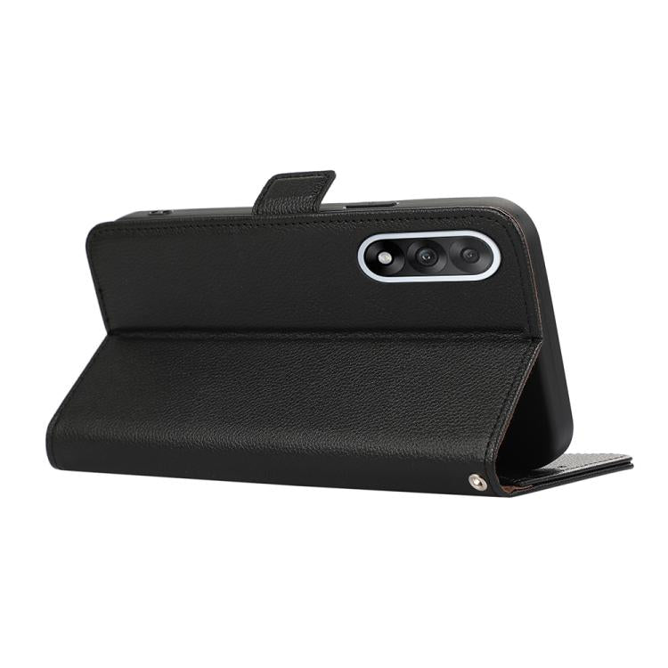 For OnePlus Nord 5 / Ace 5 Ultra ABEEL Side-Magnetic Litchi Pattern Leather RFID Phone Case