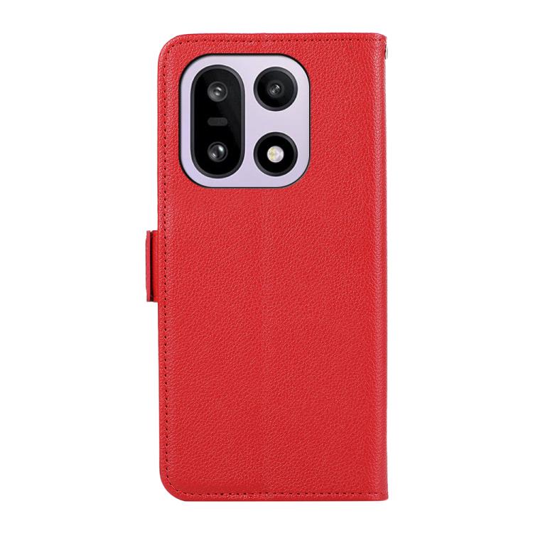 For OnePlus 15 ABEEL Side-Magnetic Litchi Pattern Leather RFID Phone Case