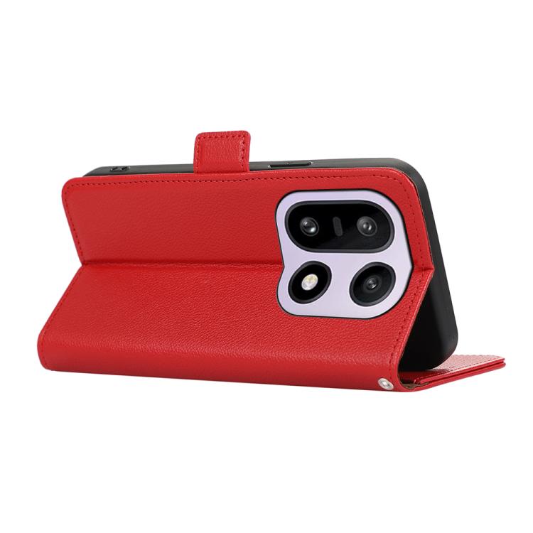 For OnePlus 15 ABEEL Side-Magnetic Litchi Pattern Leather RFID Phone Case