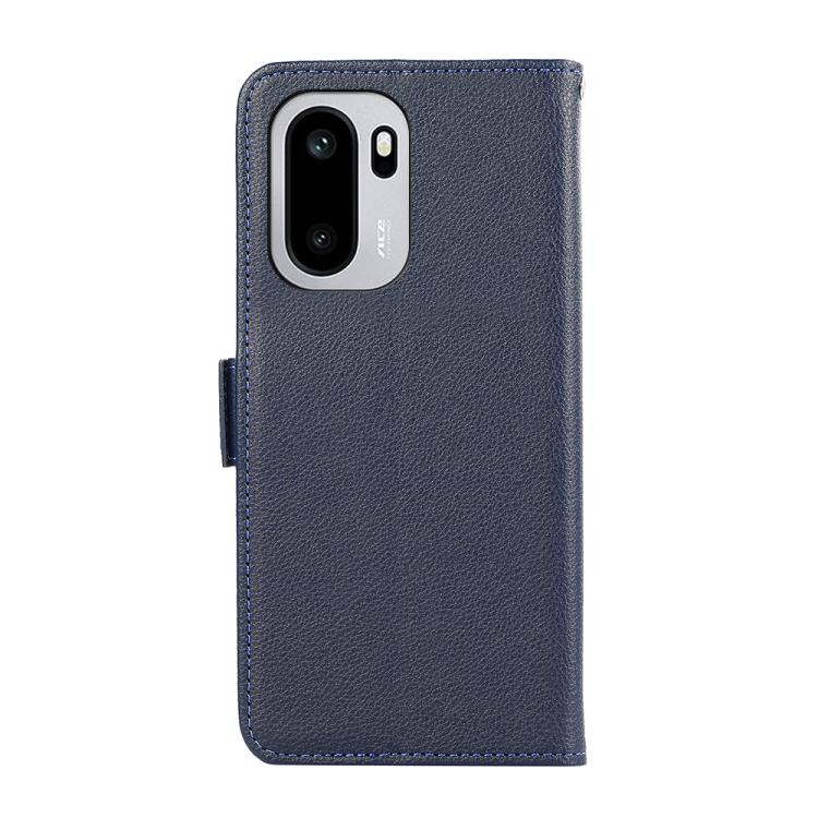For OnePlus 15R / Ace 6 / Ace 6T ABEEL Side-Magnetic Litchi Pattern Leather RFID Phone Case