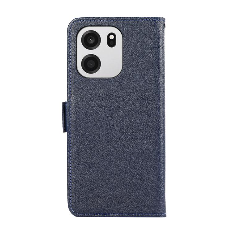 For OnePlus Turbo 6 / 6V ABEEL Side-Magnetic Litchi Pattern Leather RFID Phone Case