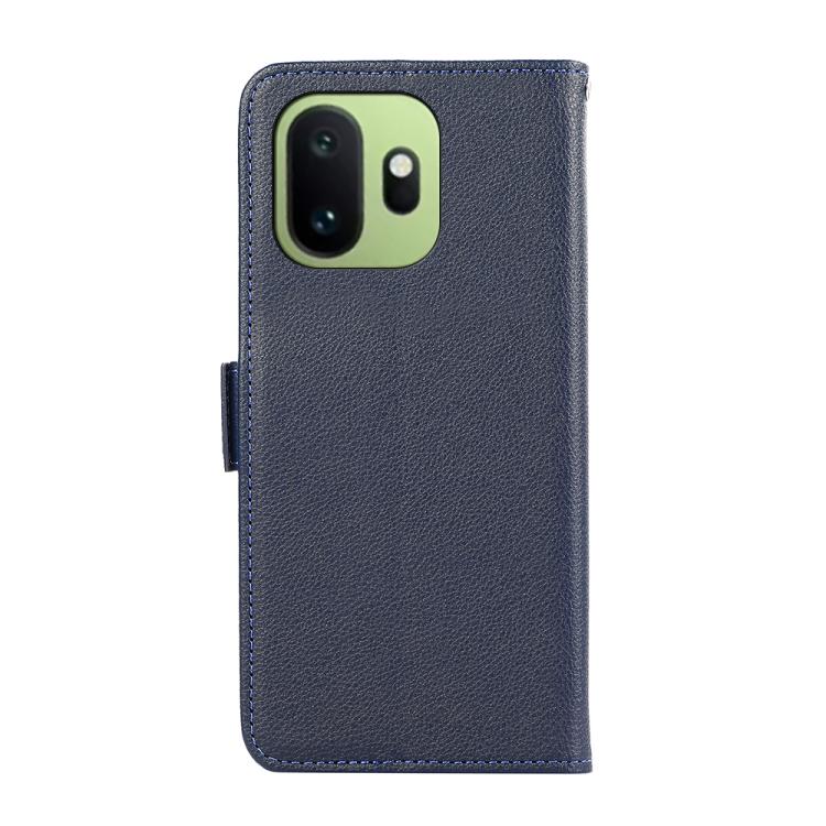 For OnePlus 15T ABEEL Side-Magnetic Litchi Pattern Leather RFID Phone Case