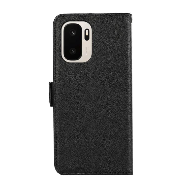 For OnePlus Ace 6 Ultra ABEEL Side-Magnetic Litchi Pattern Leather RFID Phone Case