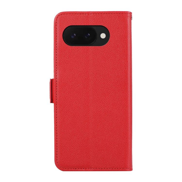 For Google Pixel 9a ABEEL Side-Magnetic Litchi Pattern Leather RFID Phone Case