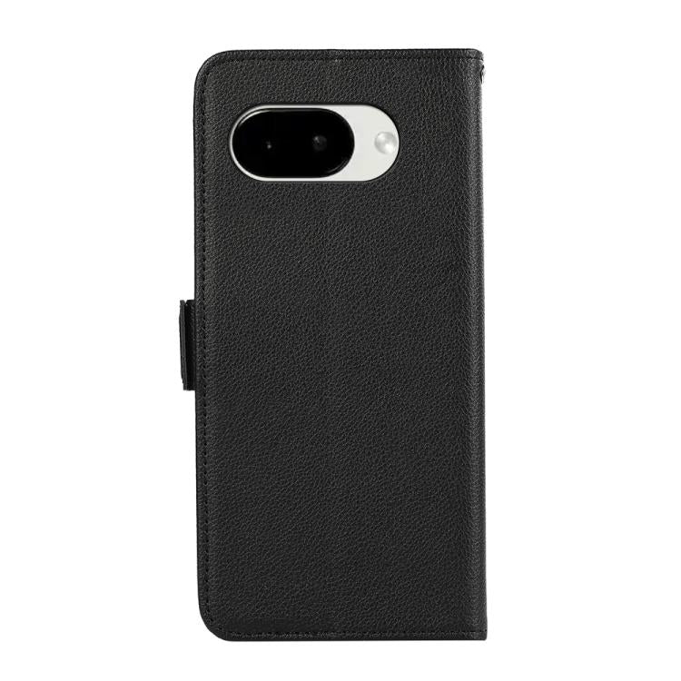 For Google Pixel 10a ABEEL Side-Magnetic Litchi Pattern Leather RFID Phone Case