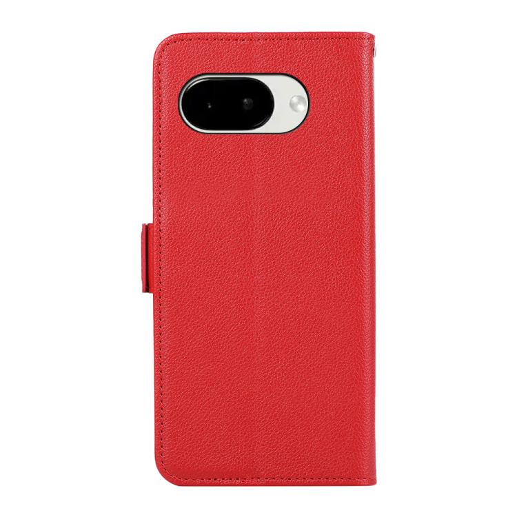For Google Pixel 10a ABEEL Side-Magnetic Litchi Pattern Leather RFID Phone Case