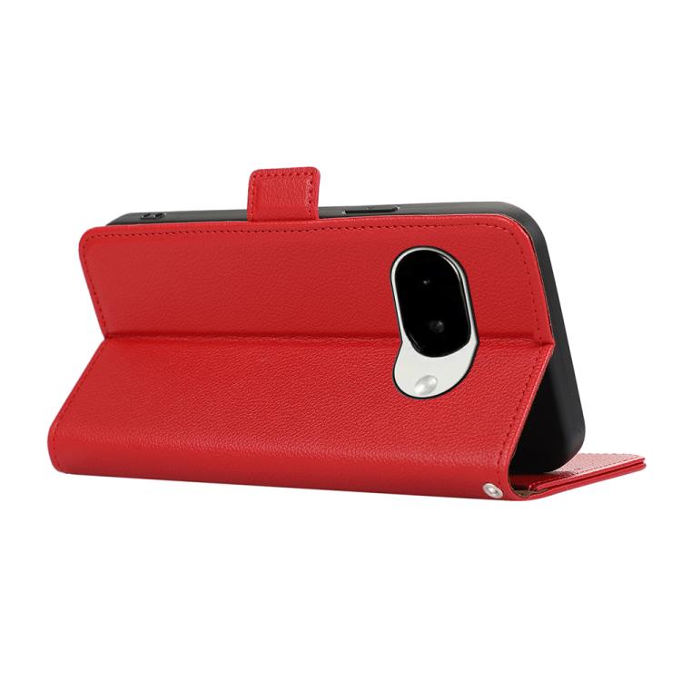 For Google Pixel 10a ABEEL Side-Magnetic Litchi Pattern Leather RFID Phone Case