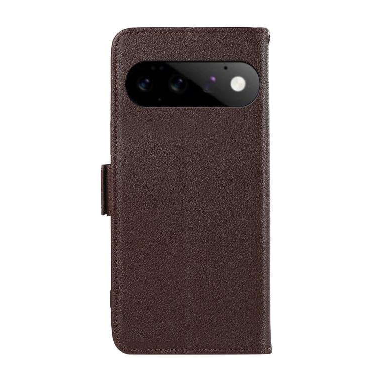 For Google Pixel 11 / 11 Pro ABEEL Side-Magnetic Litchi Pattern Leather RFID Phone Case
