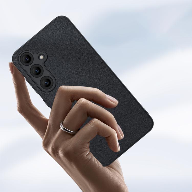For Samsung Galaxy S25 FE 5G Ultra-thin Plain Skin Leather Phone Case