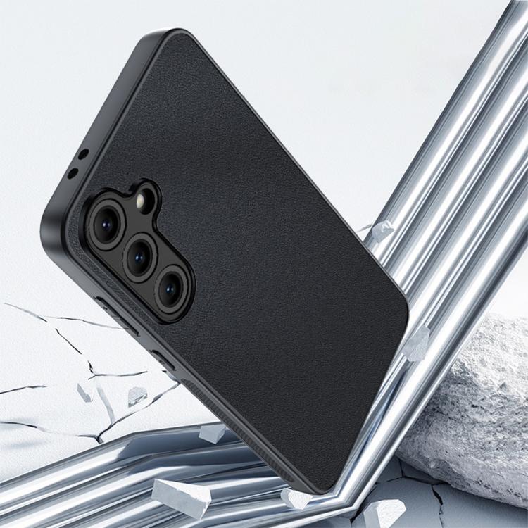 For Samsung Galaxy S26 5G Ultra-thin Plain Skin Leather Phone Case