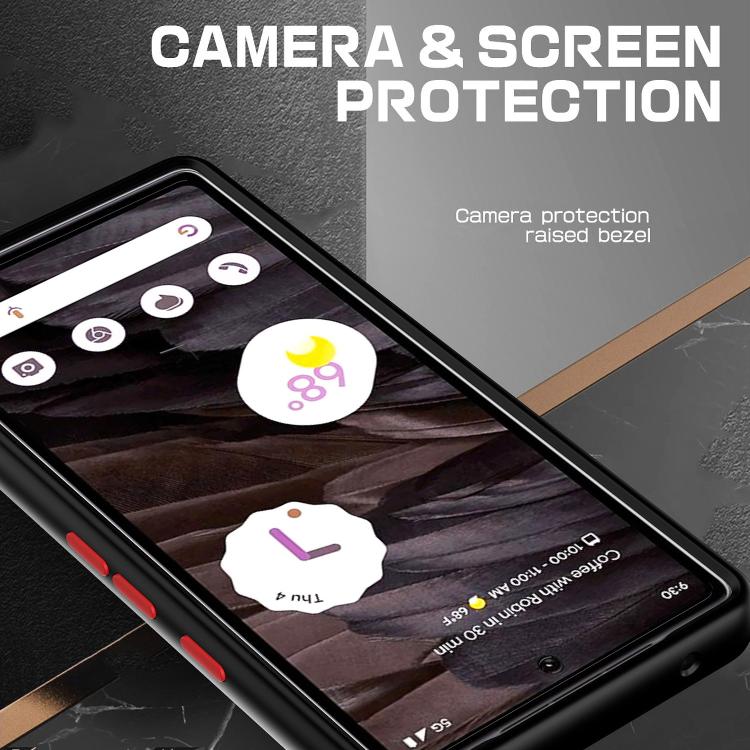 For Google Pixel 7a Q Shadow 1 Series TPU + PC Phone Case with Ring