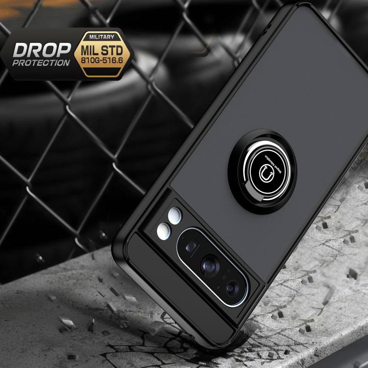 For Google Pixel 8 Pro Q Shadow 1 Series TPU + PC Phone Case with Ring