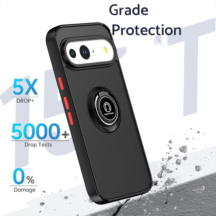 For Google Pixel 10 / 10 Pro Q Shadow 1 Series TPU + PC Phone Case with Ring