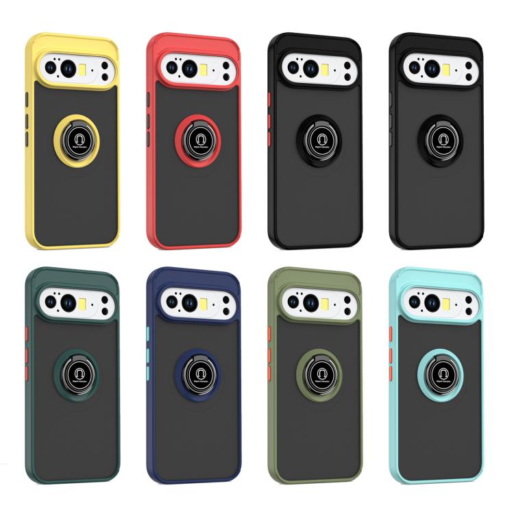 For Google Pixel 10 Pro XL Q Shadow 1 Series TPU + PC Phone Case with Ring