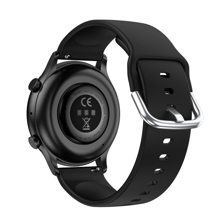 CY19 1.32 inch AMOLED Screen Silicone Strap Smart Watch, Blood Oxygen/Blood Pressure/Heart Rate