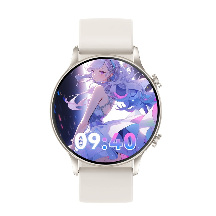 CY19 1.32 inch AMOLED Screen Silicone Strap Smart Watch, Blood Oxygen/Blood Pressure/Heart Rate