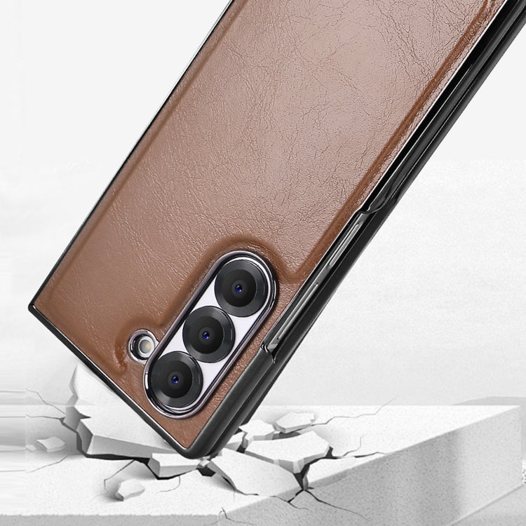 For Samsung Galaxy Z Fold6 VIETAO Integrated MagSafe PU Phone Case