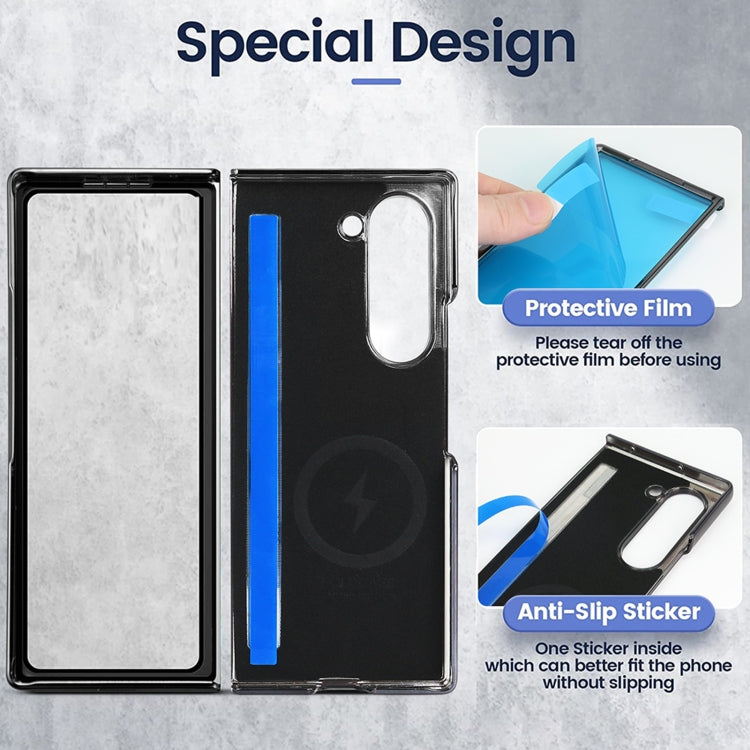 For Samsung Galaxy Z Fold5 VIETAO Integrated MagSafe PU Phone Case