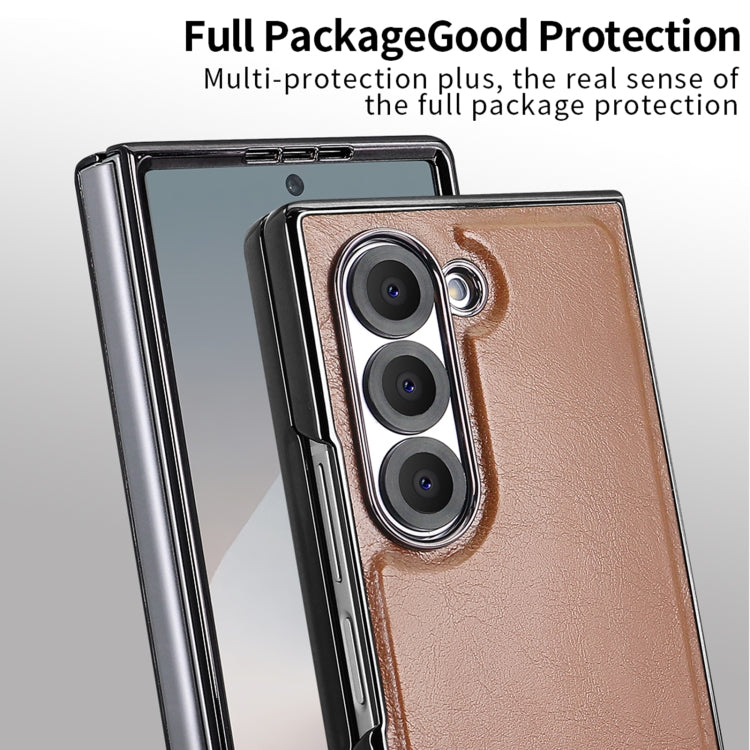 For Samsung Galaxy Z Fold5 VIETAO Integrated MagSafe PU Phone Case