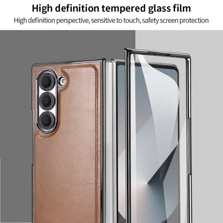 For Samsung Galaxy Z Fold5 VIETAO Integrated MagSafe PU Phone Case