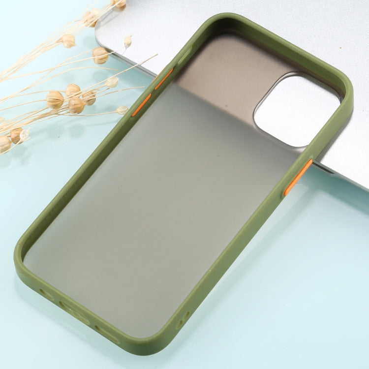 For iPhone 12 Pro Max Skin Feel Series Shockproof Frosted TPU + PC Protective Case