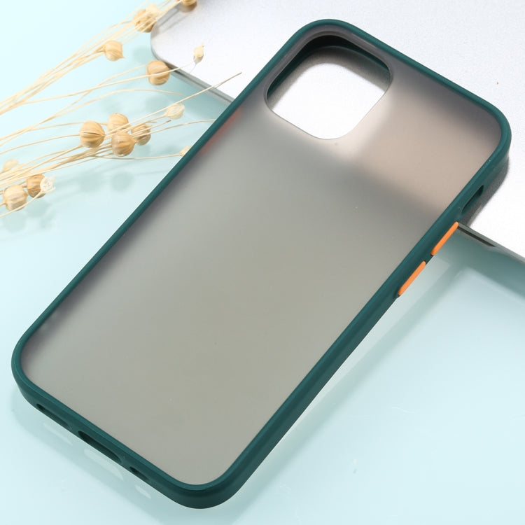 For iPhone 12 Pro Max Skin Feel Series Shockproof Frosted TPU + PC Protective Case