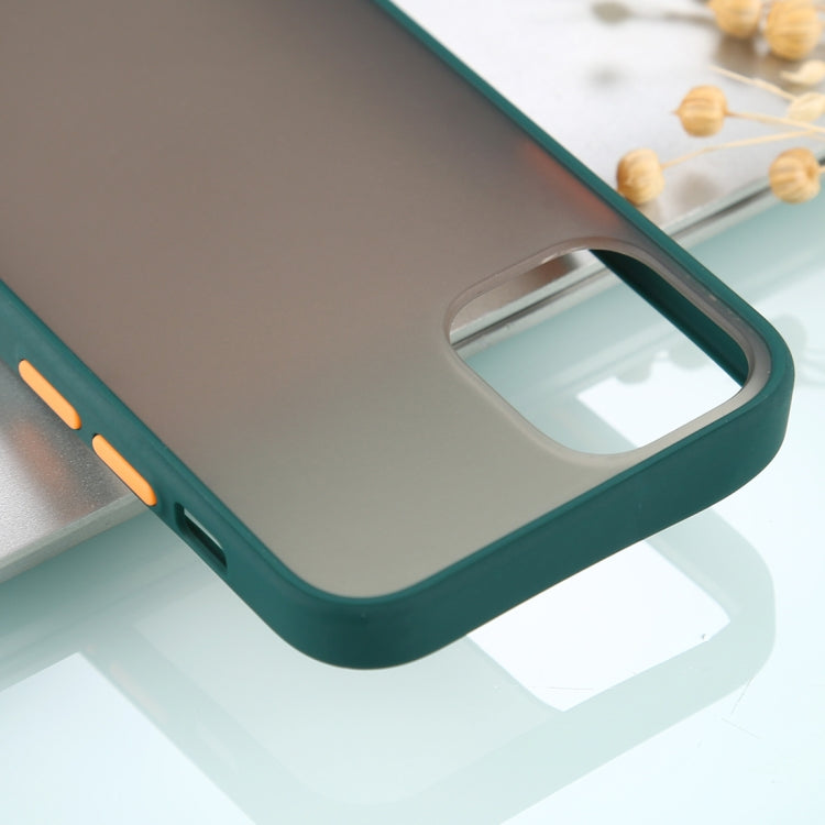 For iPhone 12 Pro Max Skin Feel Series Shockproof Frosted TPU + PC Protective Case