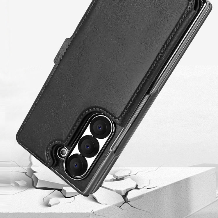 For Samsung Galaxy Z Fold6 VIETAO Integrated RFID MagSafe Detachable PU Phone Case