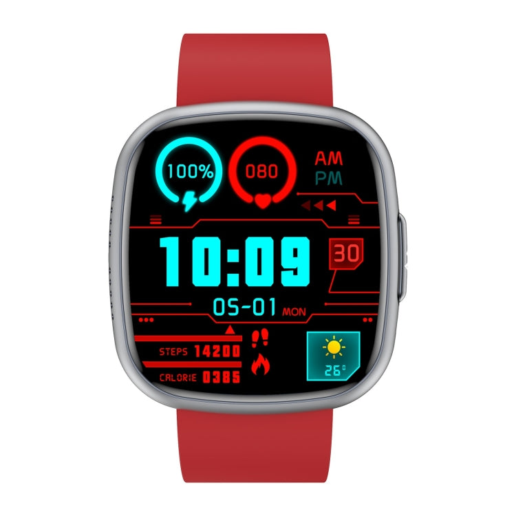 ET593 1.75 inch IPS Square Screen Smart Watch, ECG Electrocardiogram / Blood Sugar Monitoring