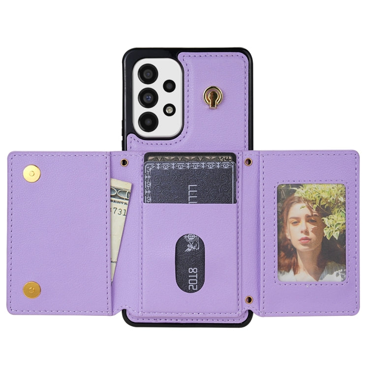 For Samsung Galaxy S20 FE 5G Three Fold Card Bag Phone Case with Long Lanyard