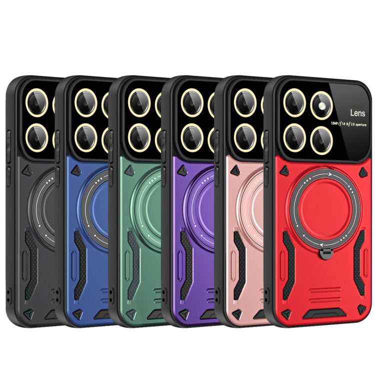For Xiaomi 14 Pro Large Window MagSafe Holder Phone Case