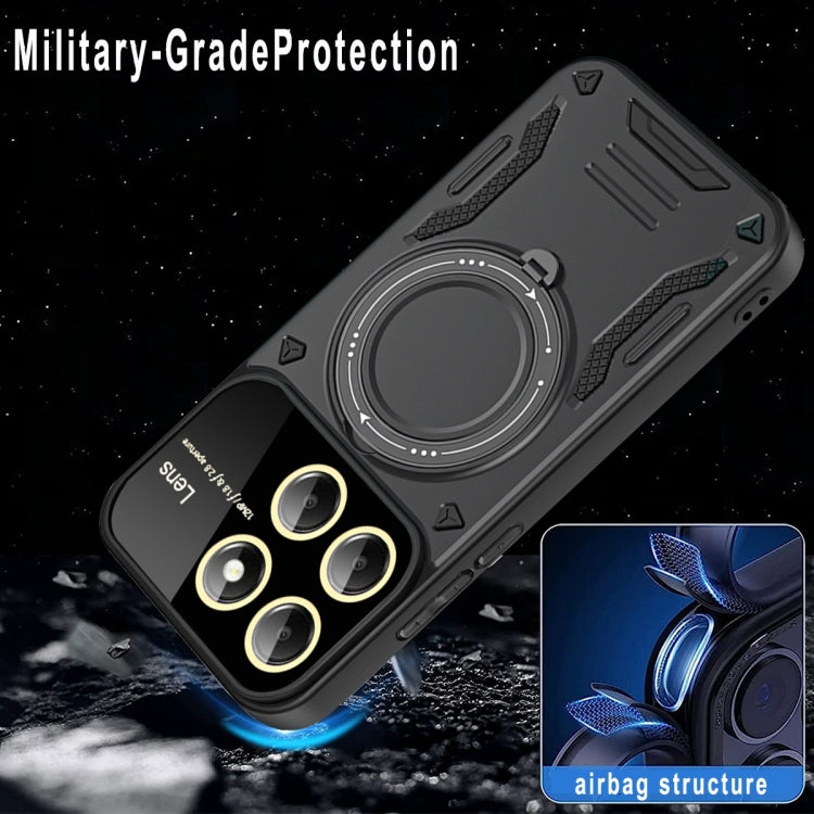 For Xiaomi 14 Pro Large Window MagSafe Holder Phone Case