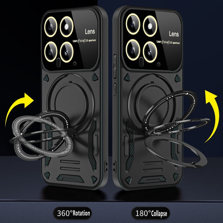 For Xiaomi 14 Large Window MagSafe Holder Phone Case