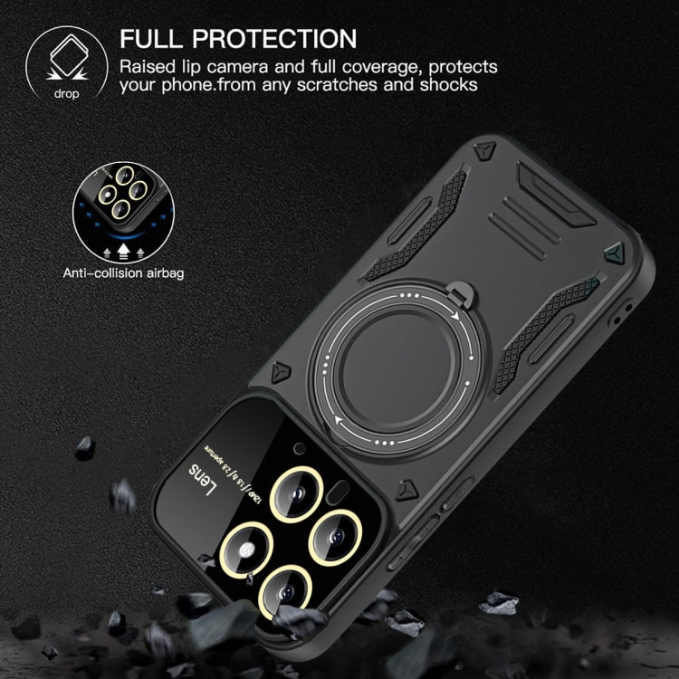 For Xiaomi 14 Large Window MagSafe Holder Phone Case